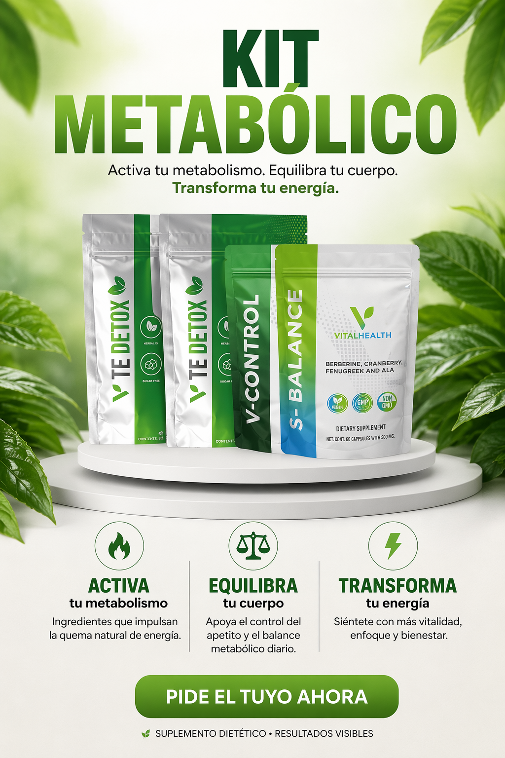 KIT METABOLICO 30 DIAS
