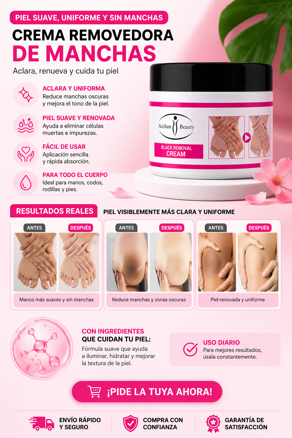 CREMA BLANQUEADORA  AICHUN BEAUTY