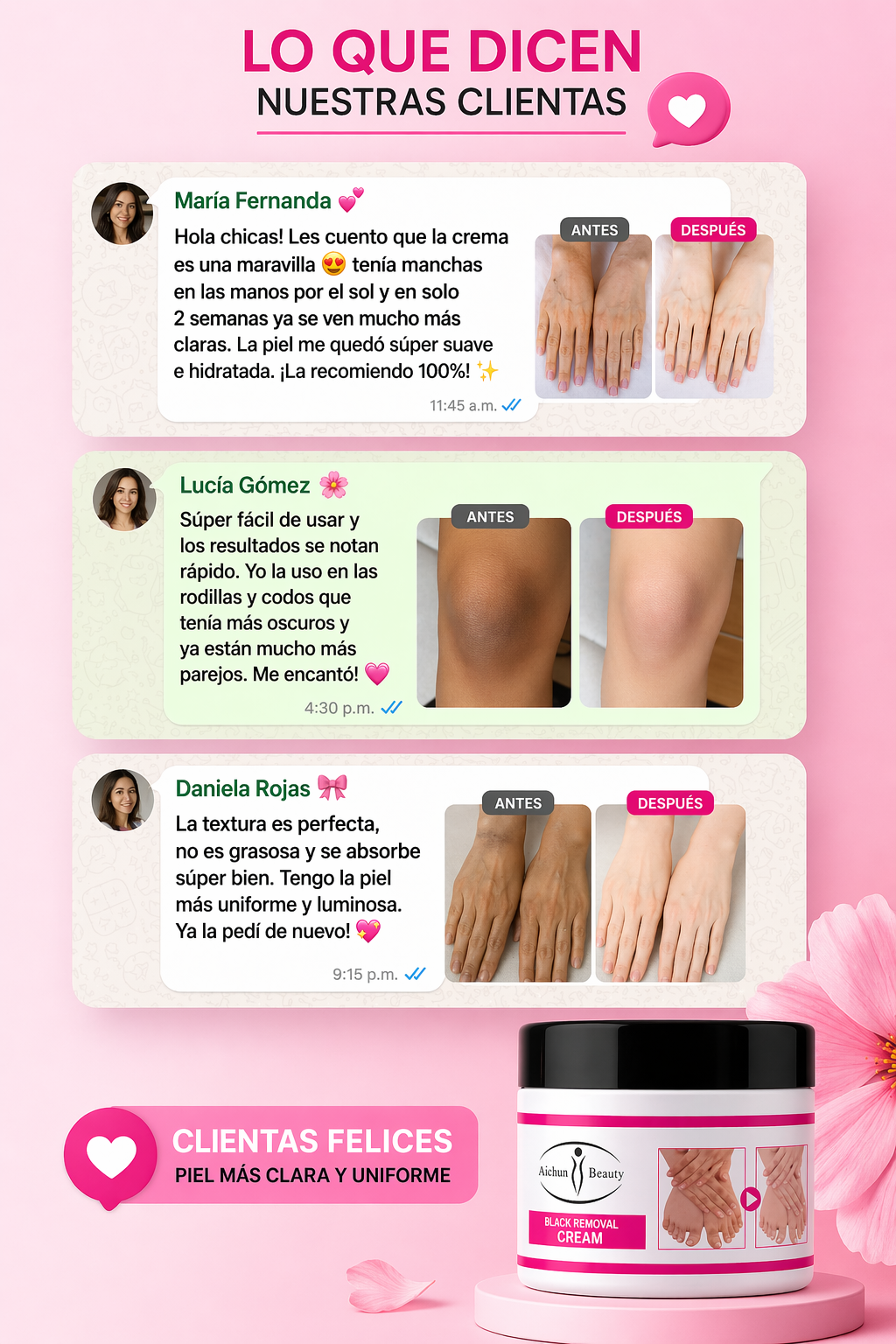 CREMA BLANQUEADORA  AICHUN BEAUTY